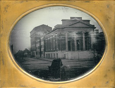 United Presbyterian Church, Northeast Corner Fifth and Locust Streets by Thomas M. Easterly